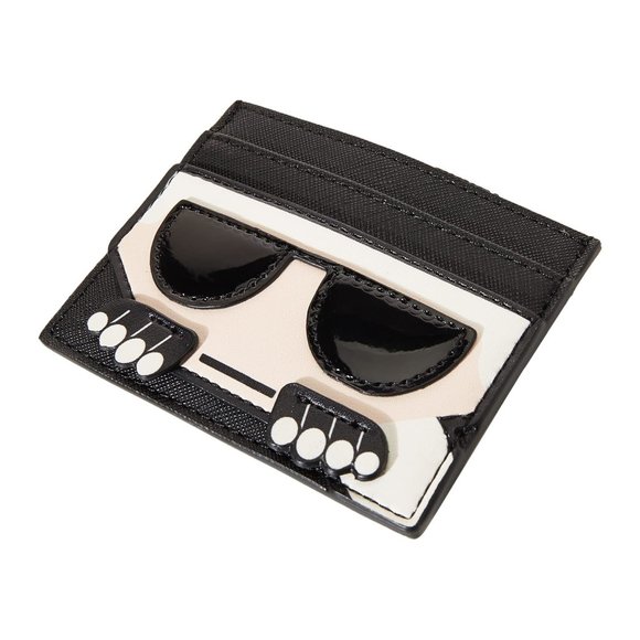 Karl Lagerfeld "Karl" black faux leather card case & keychain bundle - Picture 11 of 13